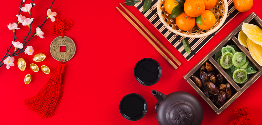 chinese new year food, snacks and deserts