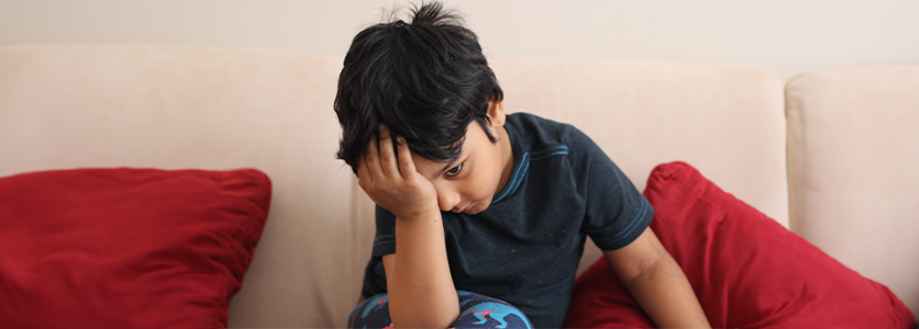 Kanak-kanak berasa letih.