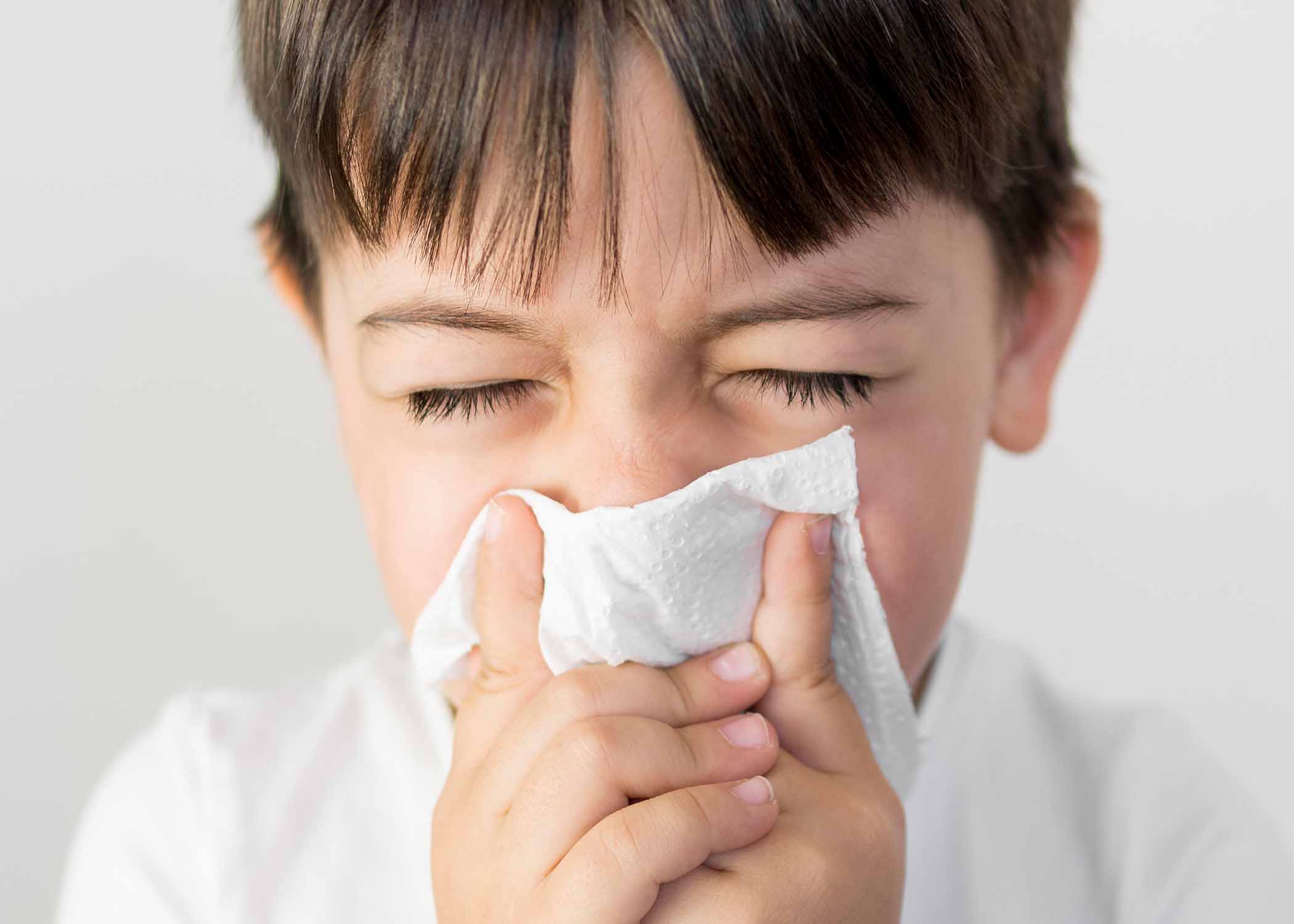 Pediatric care for allergic rhinitis, runny nose, sneezing, and seasonal allergies in children