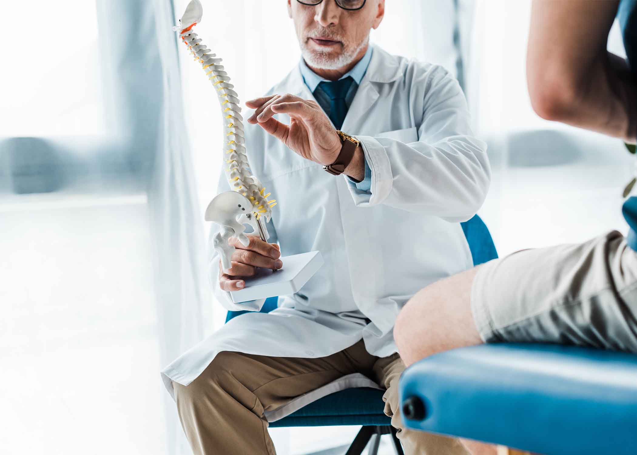 Spine surgery by orthopedic specialist for back pain, herniated discs, and spinal conditions